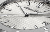 Audemars Piguet Royal Oak 50th Anniversary White Dial Silver Steel Strap Watch for Men - 15550ST.OO.1356ST.01