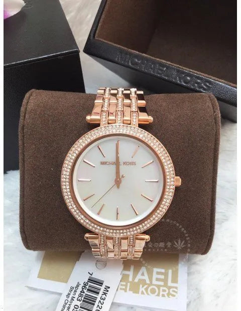 Michael Kors Darci Mother of Pearl Dial Rose Gold Steel Strap Watch for Women - MK3220 Buy Now By Michael Kors
