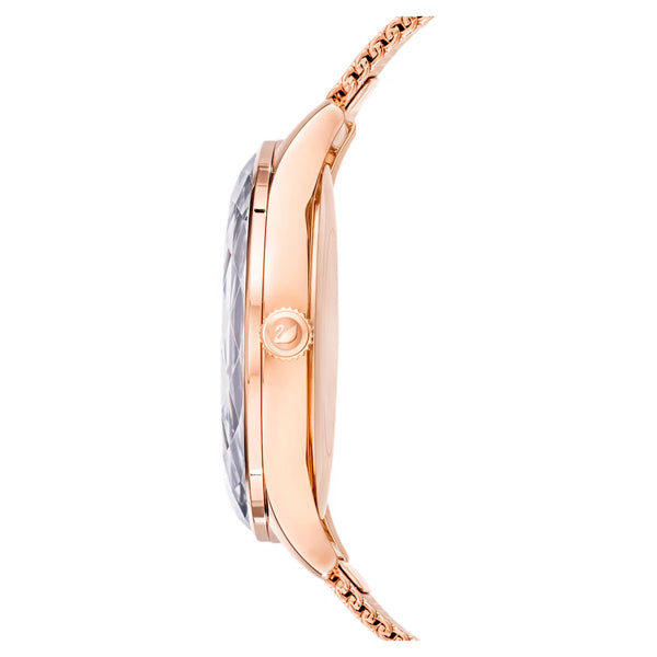 Swarovski Octea Nova Grey Dial Gold Mesh Bracelet Watch for Women - 5451634 Buy Now By Swarovski
