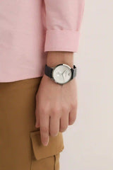Emporio Armani Modern Slim Analog Silver Dial Blue Leather Strap Watch For Men - AR11214 Buy Now By Emporio Armani