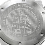 Shop Salvatore Ferragamo F-80 Classic Black Dial Silver Steel Strap Watch for Men - SFDT02423 in USA