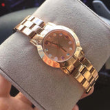 Marc Jacobs Amy Rose Gold Dial Rose Gold Steel Strap Watch for Women - MBM3219 Buy Now By Marc Jacobs