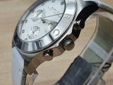 Marc Jacobs Blade White Dial White Leather Strap Watch for Women - MBM1187 Buy Now By Marc Jacobs
