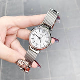 Guess Soho Silver DIal Stainless Steel Mesh Bracelet Watch For Women - W0638L1 Buy Now By Guess