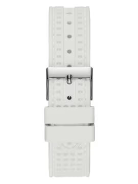 Guess Marina Quartz White Dial White Rubber Strap Watch For Women - W1025L1 Buy Now By Guess