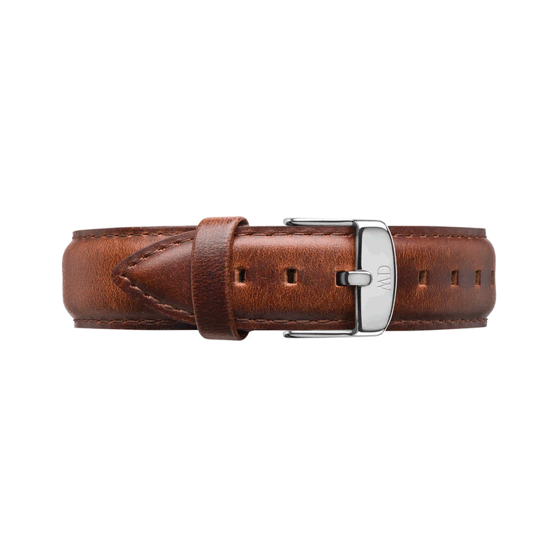 Daniel Wellington Dapper St Mawes White Dial Brown Leather Strap Watch For Women - DW00100095 Buy Now By Daniel Wellington