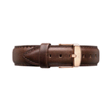 Daniel Wellington Dapper Bristol White Dial Brown Leather Strap Watch For Women - DW00100094 Buy Now By Daniel Wellington