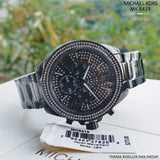 Michael Kors Wren Crystals Black Dial Black Steel Strap Watch For Women - MK6419 Buy Now By Michael Kors