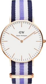 Daniel Wellington Classic Trinity White Dial Three Tone Nylon Strap Watch For Women - 0509DW Buy Now By Daniel Wellington