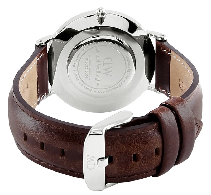 Daniel Wellington Classic Bristol White Dial Brown Leather Strap Watch For Women - DW00100056 Buy Now By Daniel Wellington