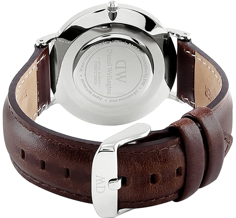 Daniel Wellington Classic Bristol Quartz White Dial Brown Leather Strap Watch For Men - DW00100023 Buy Now By Daniel Wellington