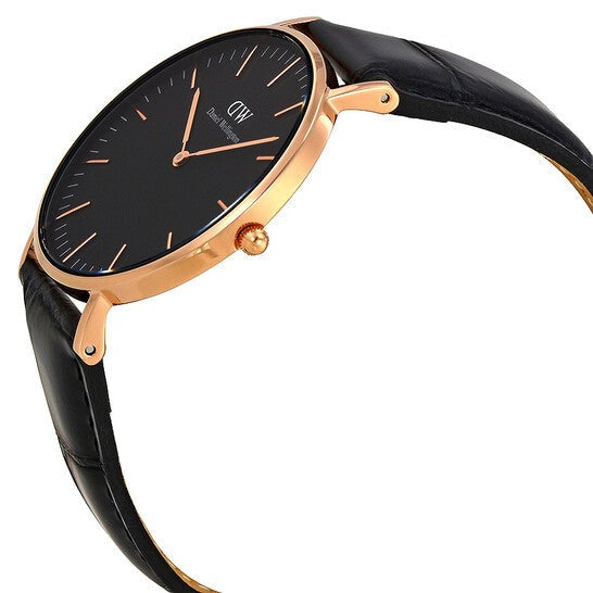 Daniel Wellington Classic Reading Black Dial Black Leather Strap Watch For Women - DW00100141 Buy Now By Daniel Wellington