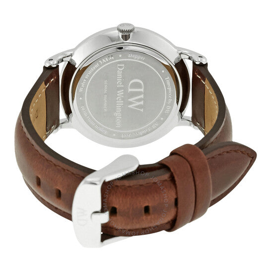 Daniel Wellington Dapper St Mawes White Dial Brown Leather Strap Watch For Women - DW00100095 Buy Now By Daniel Wellington