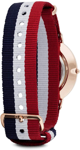 Daniel Wellington Classic Cambridge White Dial Two Tone NATO Strap Watch For Men - DW00100003 Buy Now By Daniel Wellington