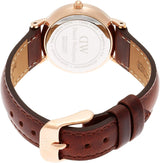 Daniel Wellington Classy St Mawes White Dial Brown Leather Strap Watch For Women - DW00100059 Buy Now By Daniel Wellington