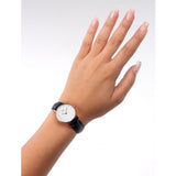 Daniel Wellington Classy Sheffield White Dial Black Leather Strap Watch For Women - DW00100060 Buy Now By Daniel Wellington
