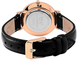Daniel Wellington Classy Sheffield White Dial Black Leather Strap Watch For Women - DW00100060 Buy Now By Daniel Wellington