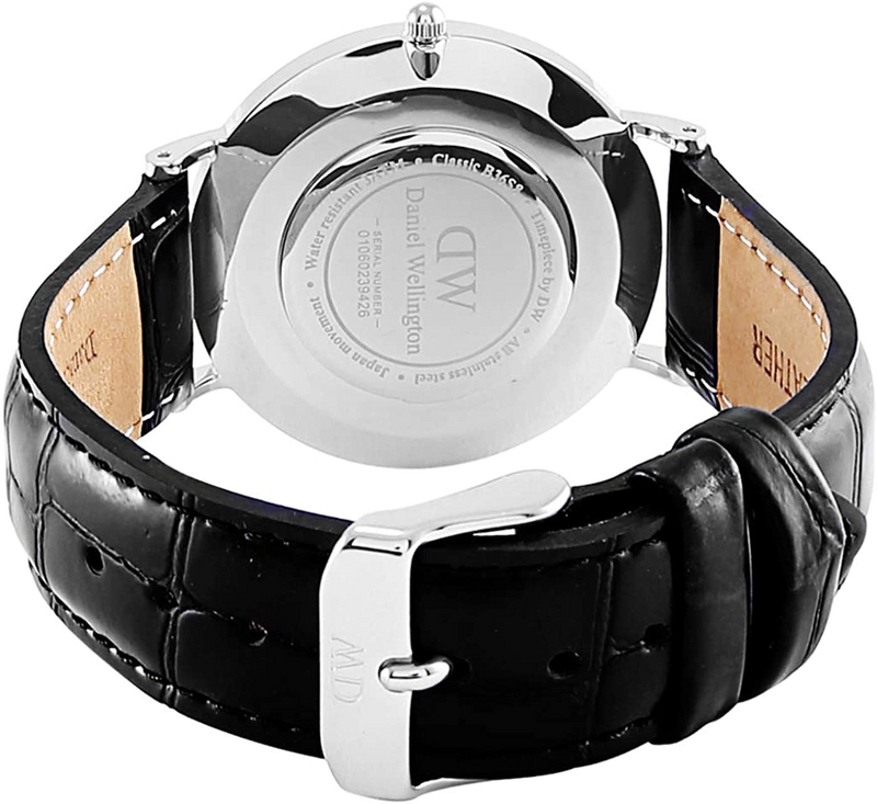 Daniel Wellington Classic Petite Reading White Dial Black Leather Strap Watch For Women - DW00100241 Buy Now By Daniel Wellington