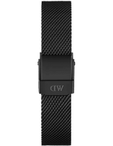 Daniel Wellington Petite Ashfield Black Dial Black Mesh Strap Watch For Women - DW00100245 Buy Now By Daniel Wellington