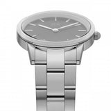Daniel Wellington Iconic Link Black Dial Silver Steel Strap Watch for Women - DW00100204 Buy Now By Daniel Wellington