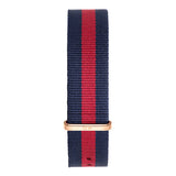 Shop Daniel Wellington Classic Oxford White Dial Two Tone NATO Strap Watch For Men - DW00100001 in USA