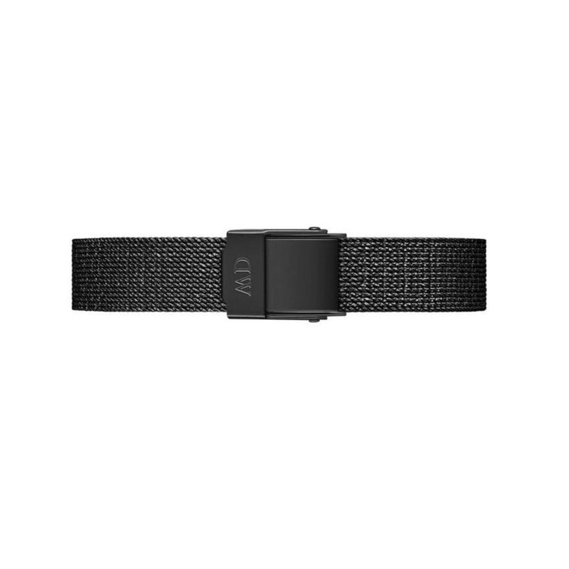 Daniel Wellington Classic Petite Pressed Ashfield Black Dial Black Mesh Bracelet Watch For Women - DW00100441 Buy Now By Daniel Wellington