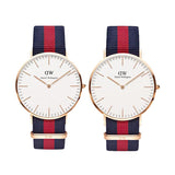Shop Daniel Wellington Classic Oxford White Dial Two Tone NATO Strap Watch For Men - DW00100001 in USA