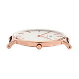 Daniel Wellington Classic South Hampton White Dial Two Tone Nylon Strap Watch For Women - DW00100034 Buy Now By Daniel Wellington