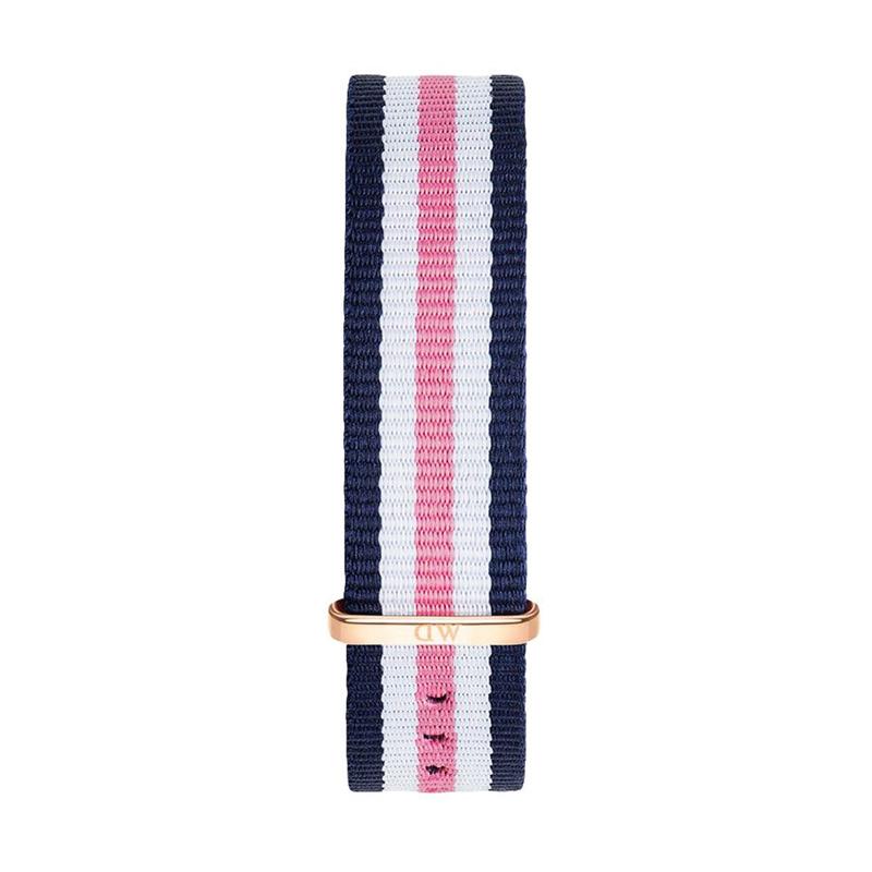 Daniel Wellington Classic South Hampton White Dial Two Tone Nylon Strap Watch For Women - DW00100034 Buy Now By Daniel Wellington
