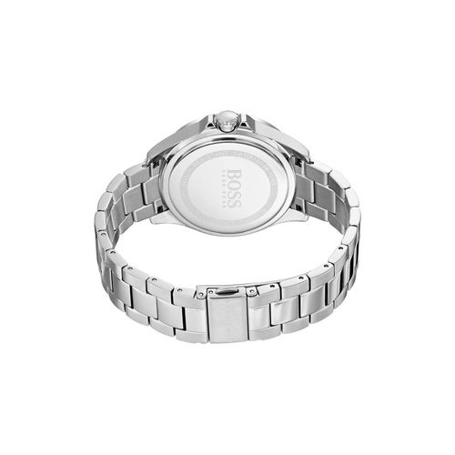 Shop Hugo Boss Premiere Silver Dial Silver Steel Strap Watch for Women - 1502442 in USA
