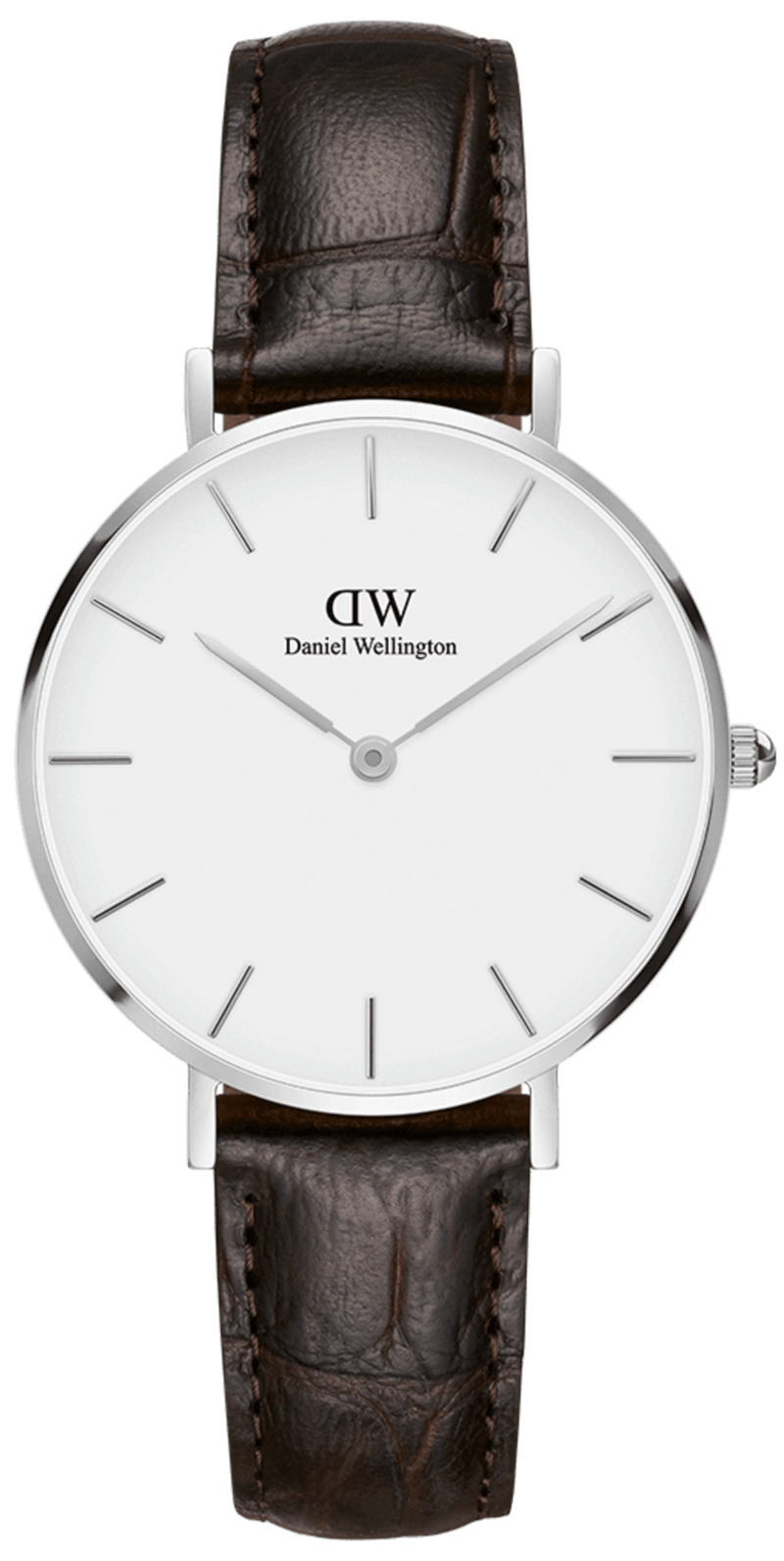Daniel Wellington Classic Petite Reading White Dial Black Leather Strap Watch For Women - DW00100241 Buy Now By Daniel Wellington