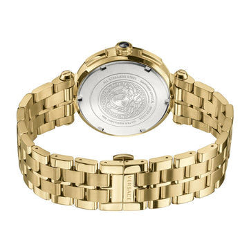 Versace V Racer Chronograph White Dial Gold Steel Strap Watch for Men - VBR060017 Buy Now By Versace
