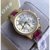 Michael Kors Ritz Chronograph Gold Dial Two Tone Steel Strap Watch For Women - MK6517 Buy Now By Michael Kors