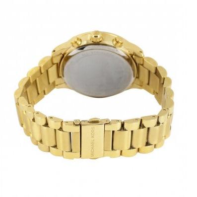 Michael Kors Brinkley Diamonds Gold Dial Gold Steel Strap Watch for Women - MK6187 Buy Now By Michael Kors