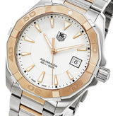 Tag Heuer Aquaracer Quartz White Dial Silver Strap Watch for Men - WAY1150.BD0911 Buy Now By Tag Heuer