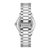 Gucci G Timeless Diamonds Black Dial Silver Steel Strap Watch For Men - YA126456