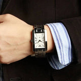 Emporio Armani Classic White Dial Silver Steel Strap Watch For Men - AR0145 Buy Now By Emporio Armani