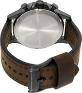 Fossil Nate Chronograph Brown Dial Brown Leather Strap Watch for Men - JR1487 Buy Now By Fossil