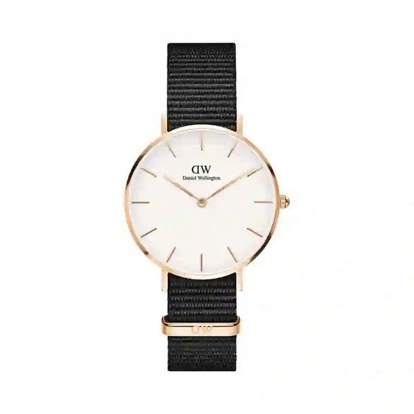 Daniel Wellington Classic Petite Cornwall White Dial Green NATO Strap Watch For Women - DW00100253 Buy Now By Daniel Wellington