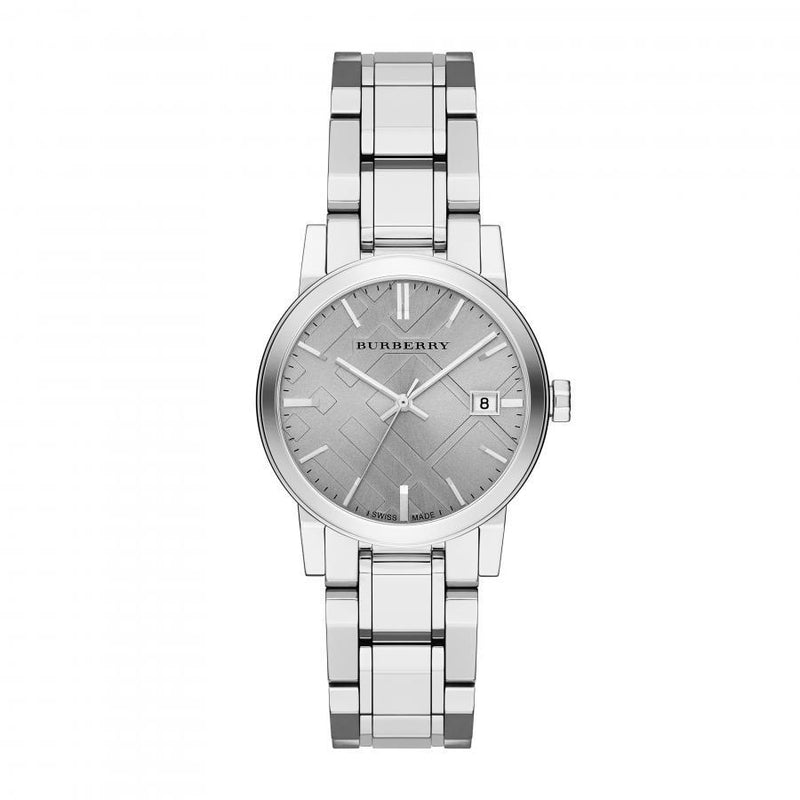 Burberry The City Silver Dial Silver Steel Strap Watch for Women - BU9143 Buy Now By Burberry