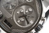 Diesel Mr Daddy 1.0 Gray Dial Gray Stainless Steel Watch For Men - DZ7247 Buy Now By Diesel