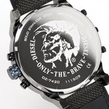 Diesel Mr Daddy 2.0 Chronograph Grey Dial Black Nylon Strap Watch For Men - DZ7420 Buy Now By Diesel