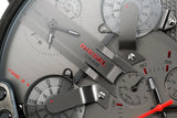 Diesel Mr Daddy 2.0 Chronograph Grey Dial Red Rubber Strap Watch For Men - DZ7423 Buy Now By Diesel