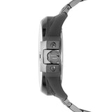 Diesel Uber Chief Black Dial Grey Stainless Steel Strap Watch For Men - DZ7372
