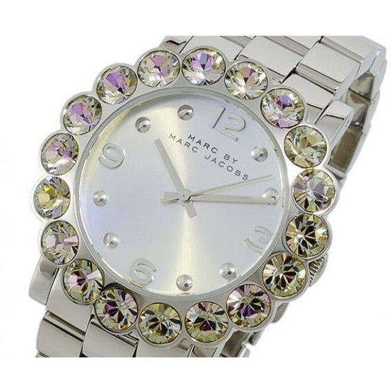 Marc Jacobs Amy Silver Dial Silver Steel Strap Watch for Women - MBM3222 Buy Now By Marc Jacobs