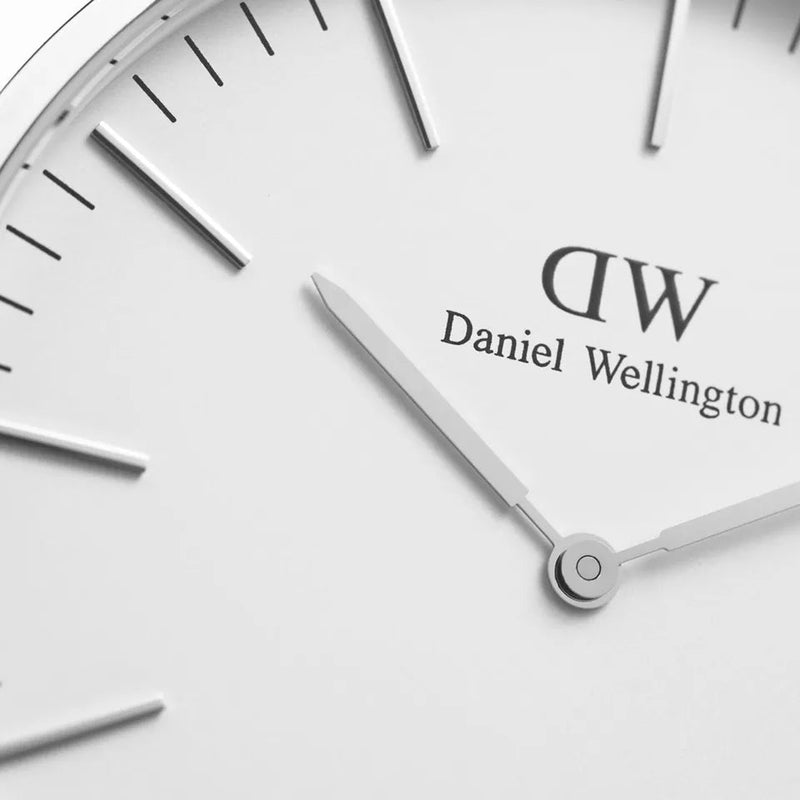 Daniel Wellington Classic Bayswater White Dial Blue NATO Strap Watch For Men - DW00100276 Buy Now By Daniel Wellington