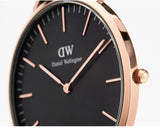 Daniel Wellington Classic Bayswater Black Dial Black NATO Strap Watch For Men - DW00100277 Buy Now By Daniel Wellington