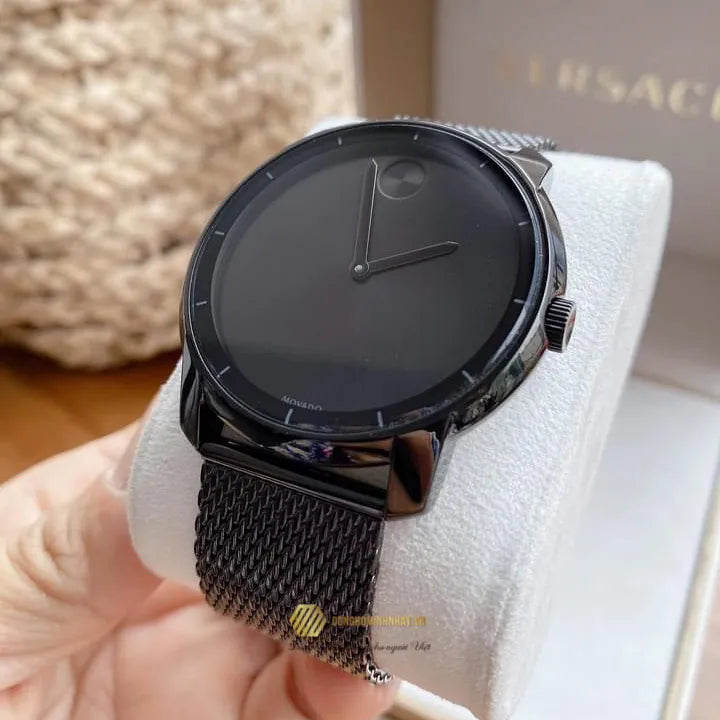 Shop Movado Bold Black Dial Black Mesh Bracelet Watch For Men - 3600261 in USA