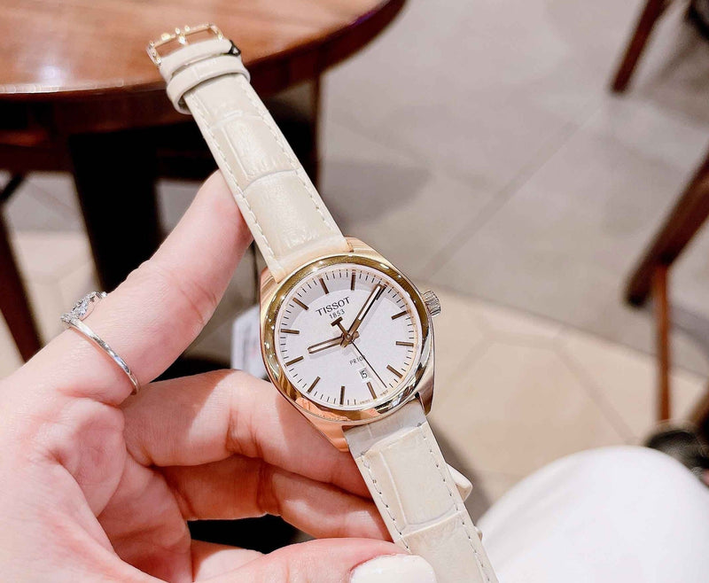 Tissot T Classic PR 100 Lady White Dial Watch For Women - T101.210.36.031.00 Buy Now By Tissot