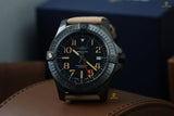 Shop Breitling Avenger Automatic GMT 45 Black Dial Brown Nylon Strap Watch for Men - V32395101B1X1 in USA
